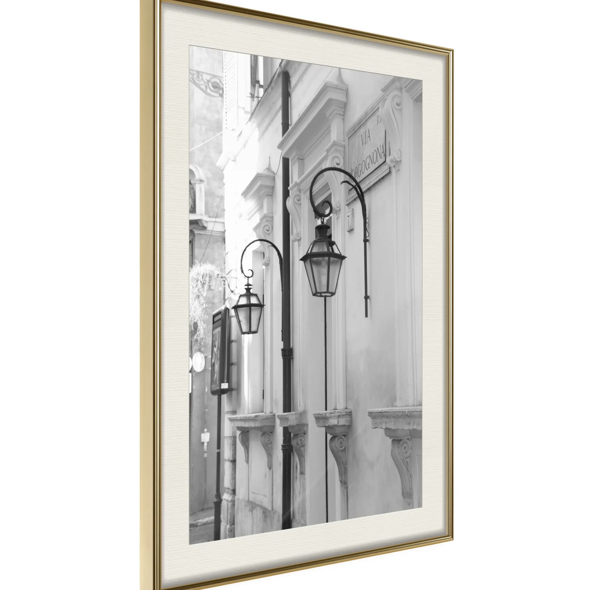 Poster 'Old Town's Charm'