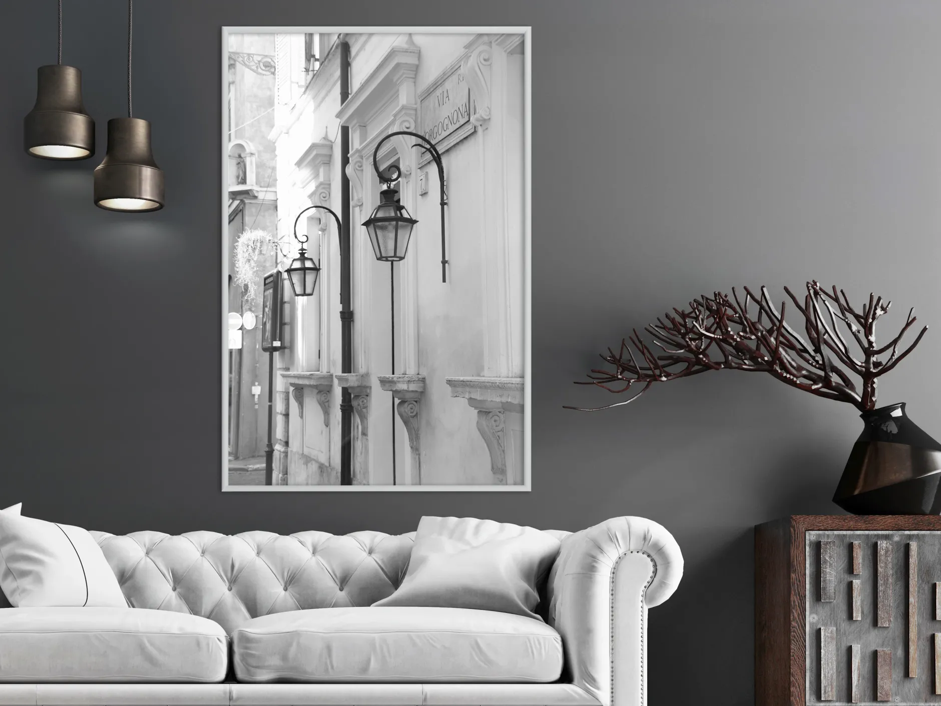 Poster 'Old Town's Charm'