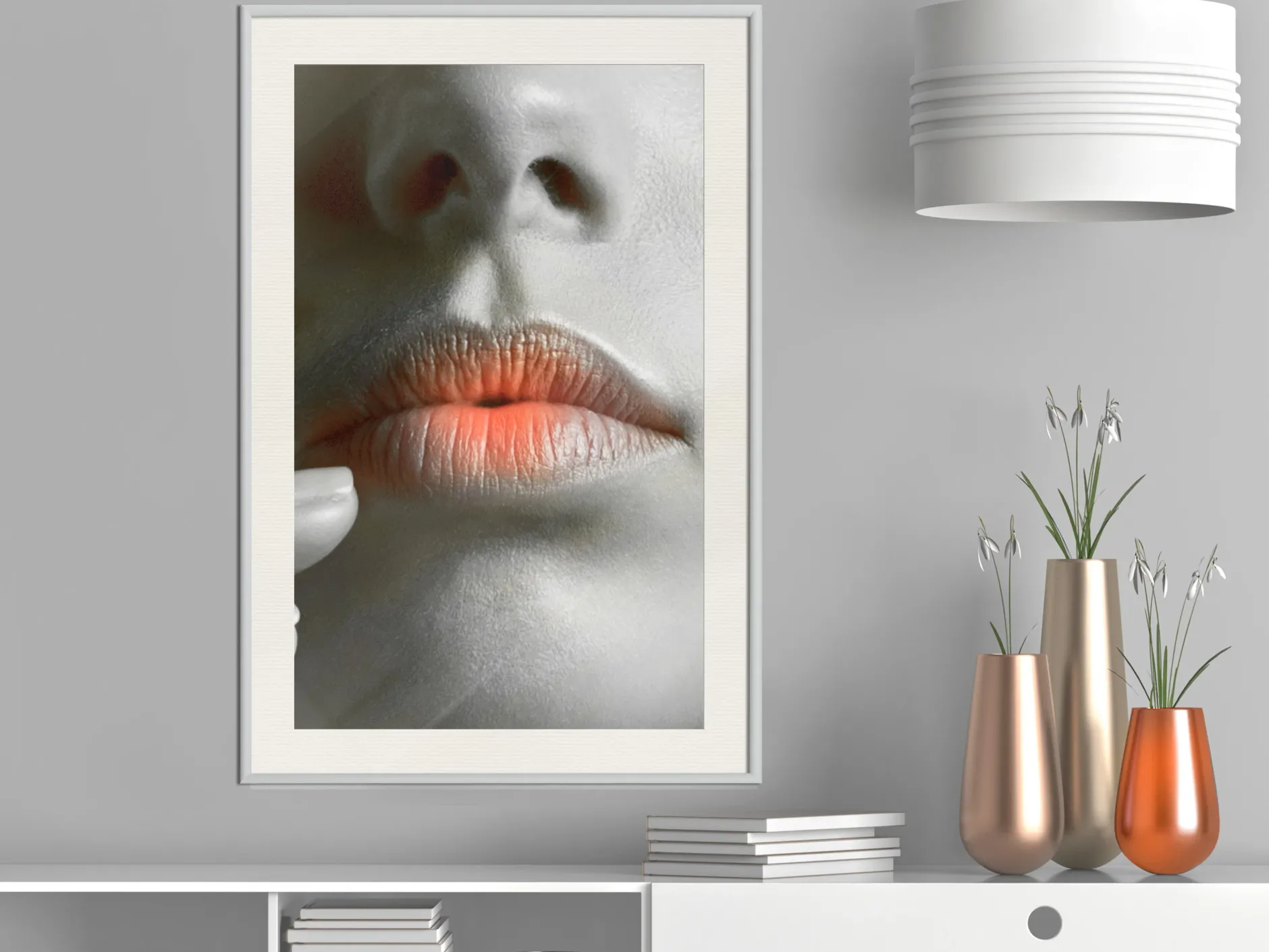 Poster 'Ombre Lips'