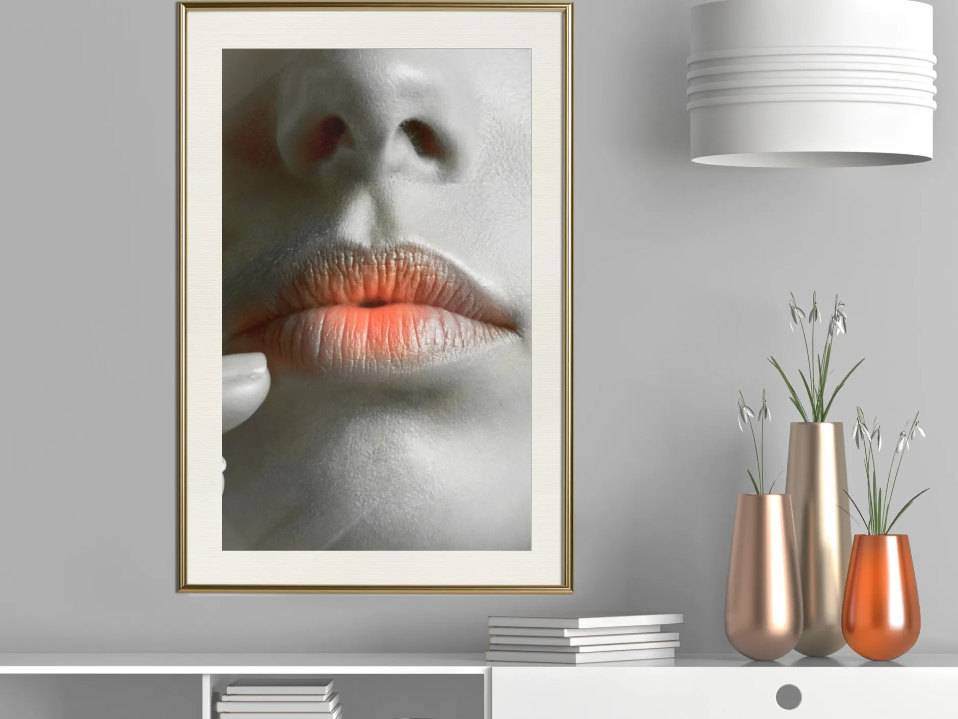 Poster 'Ombre Lips'