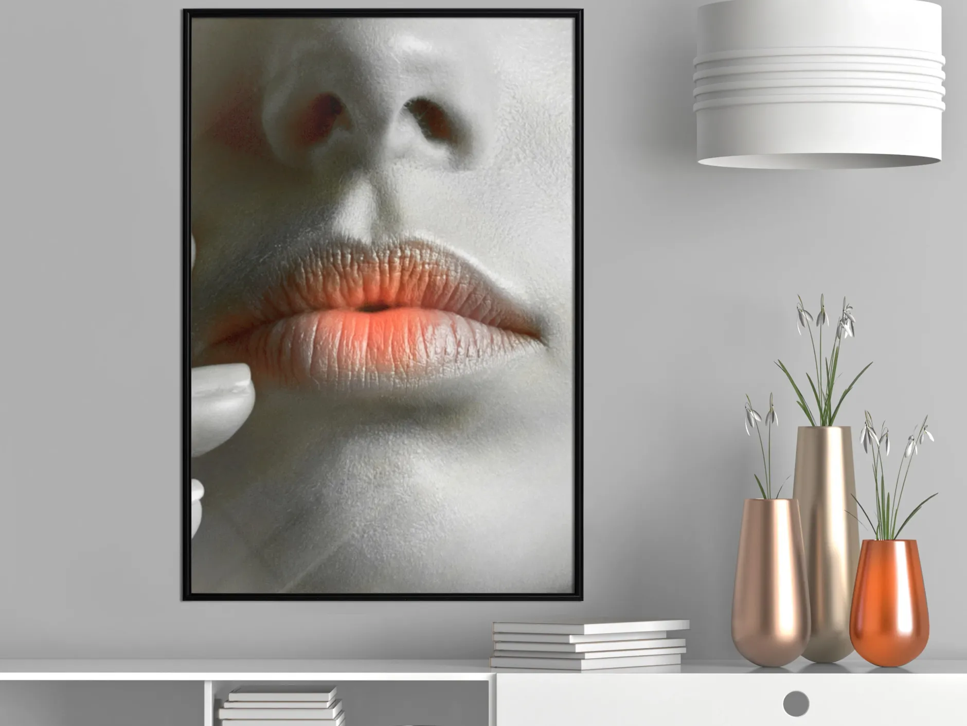 Poster 'Ombre Lips'