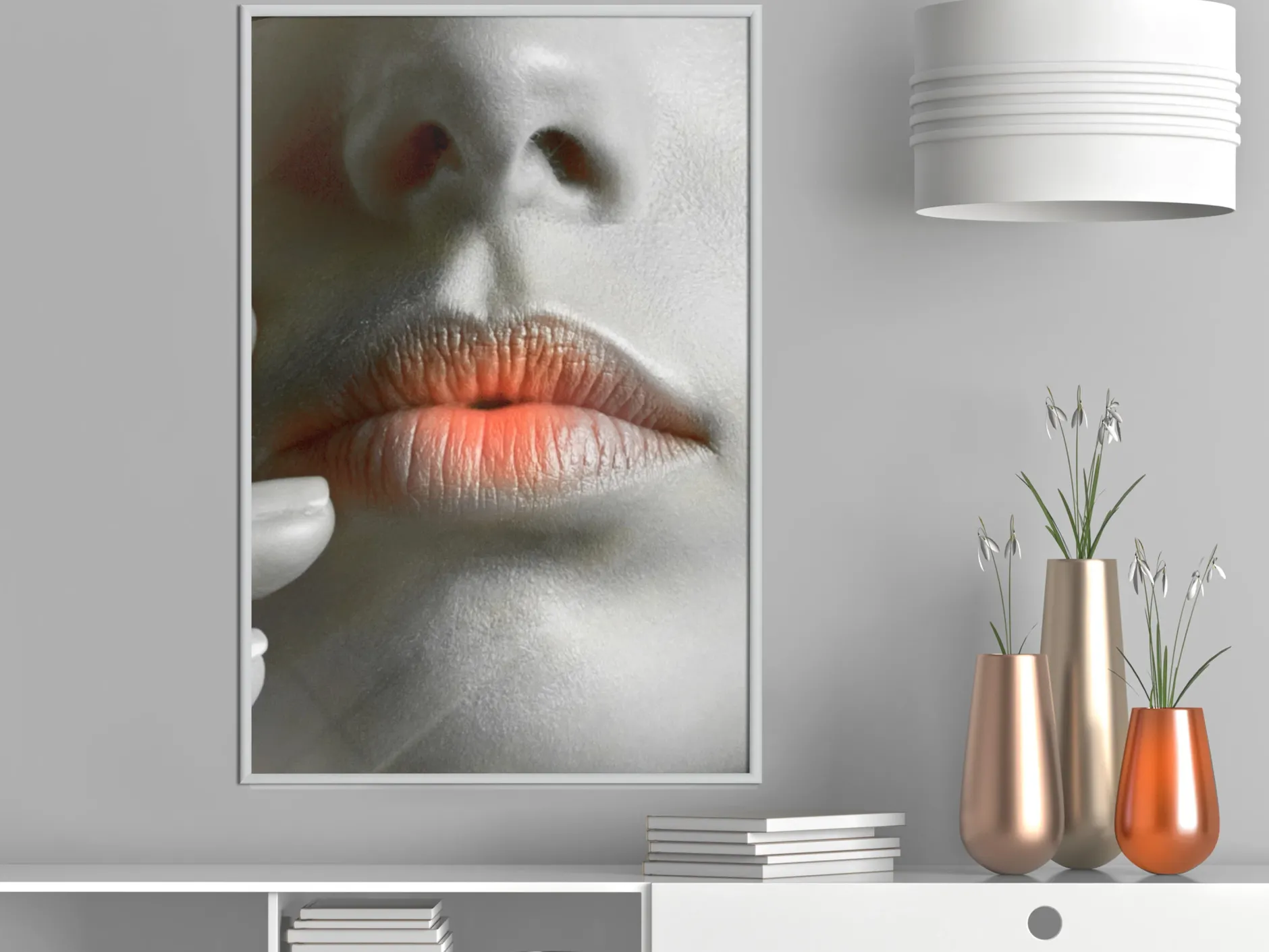 Poster 'Ombre Lips'