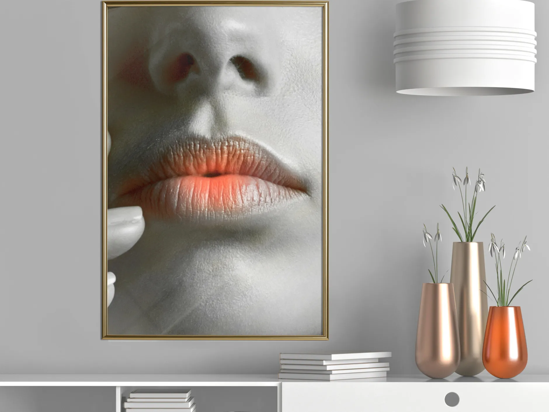 Poster 'Ombre Lips'