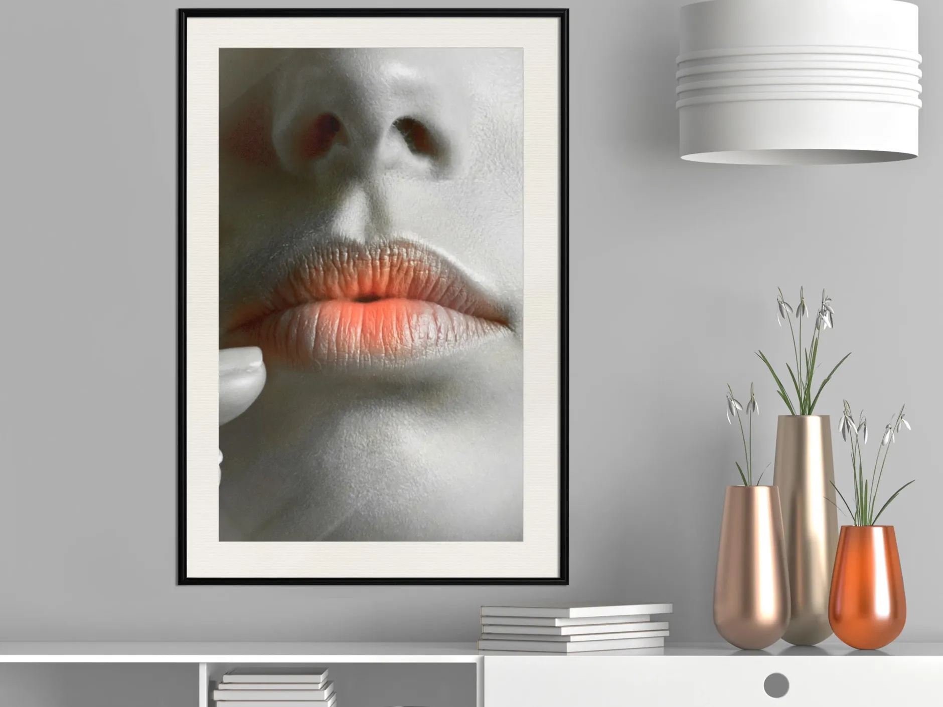Poster 'Ombre Lips'