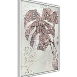 Poster 'Ornamented Monstera'