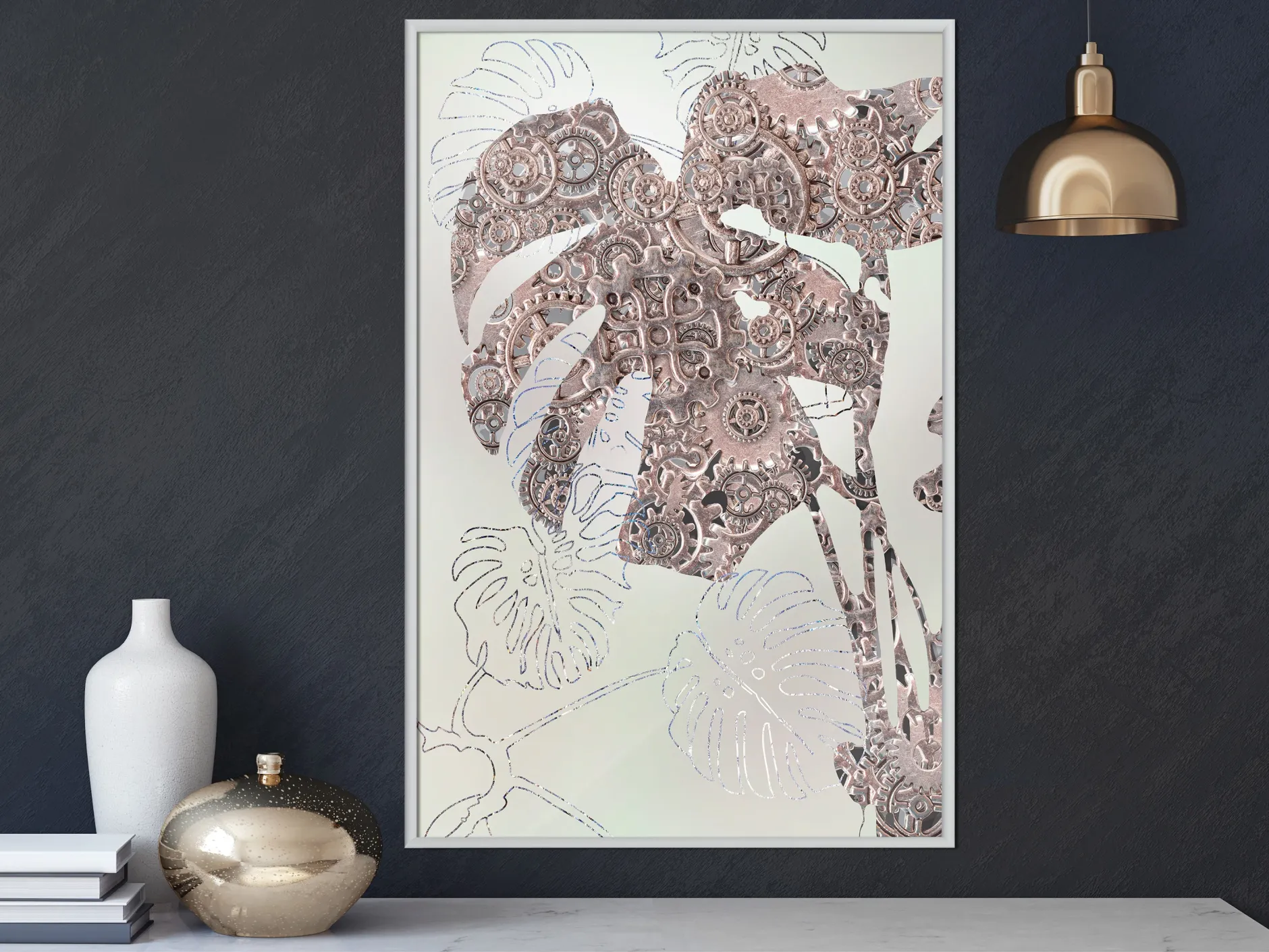 Poster 'Ornamented Monstera'