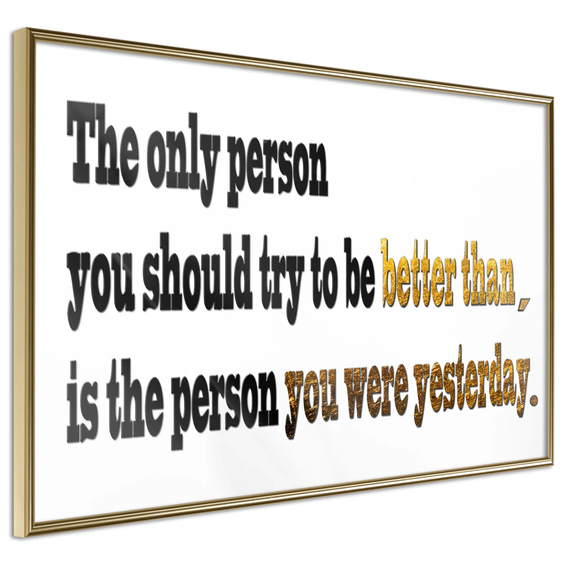 Poster 'Outdo Yourself'