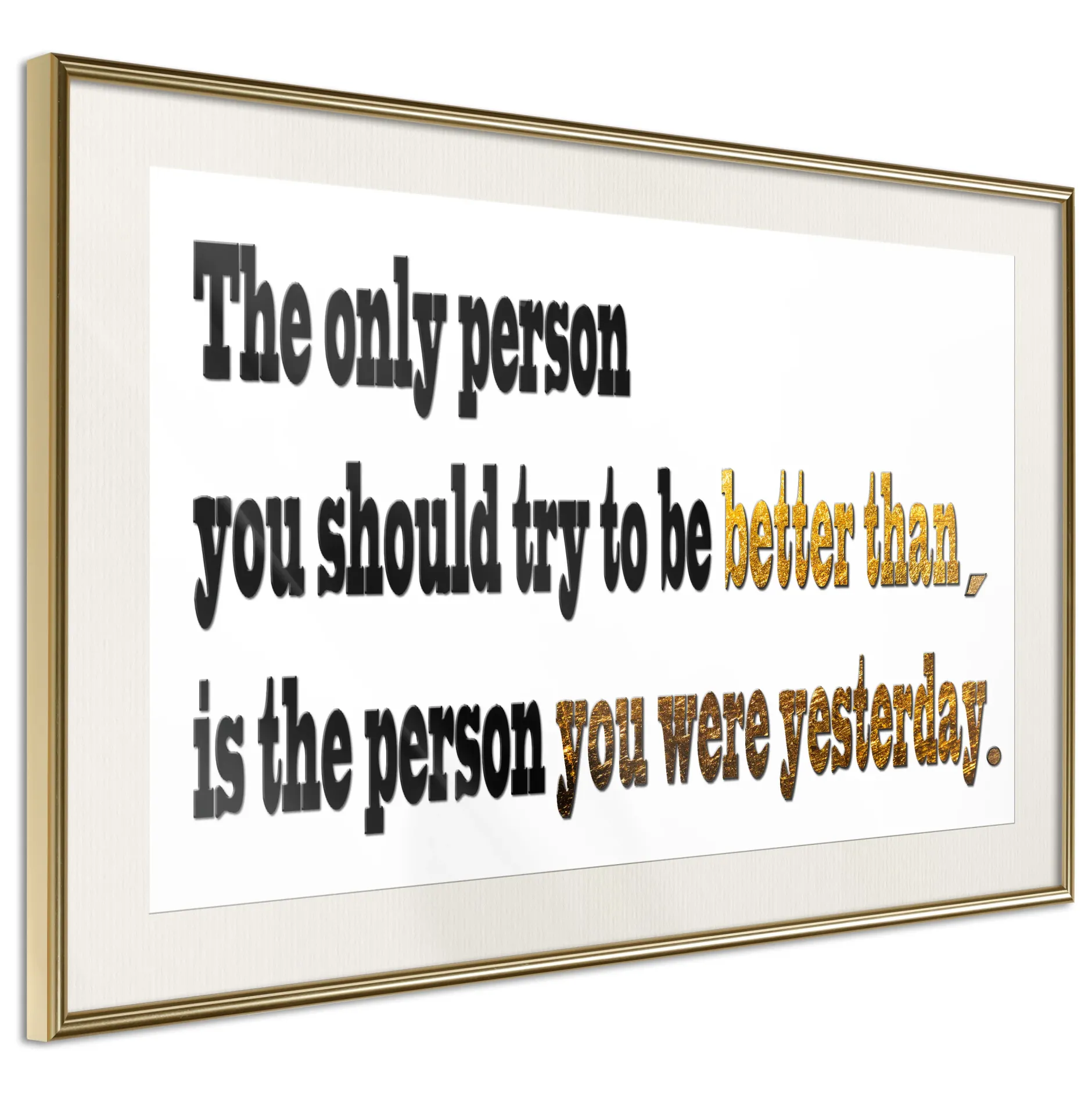 Poster 'Outdo Yourself'