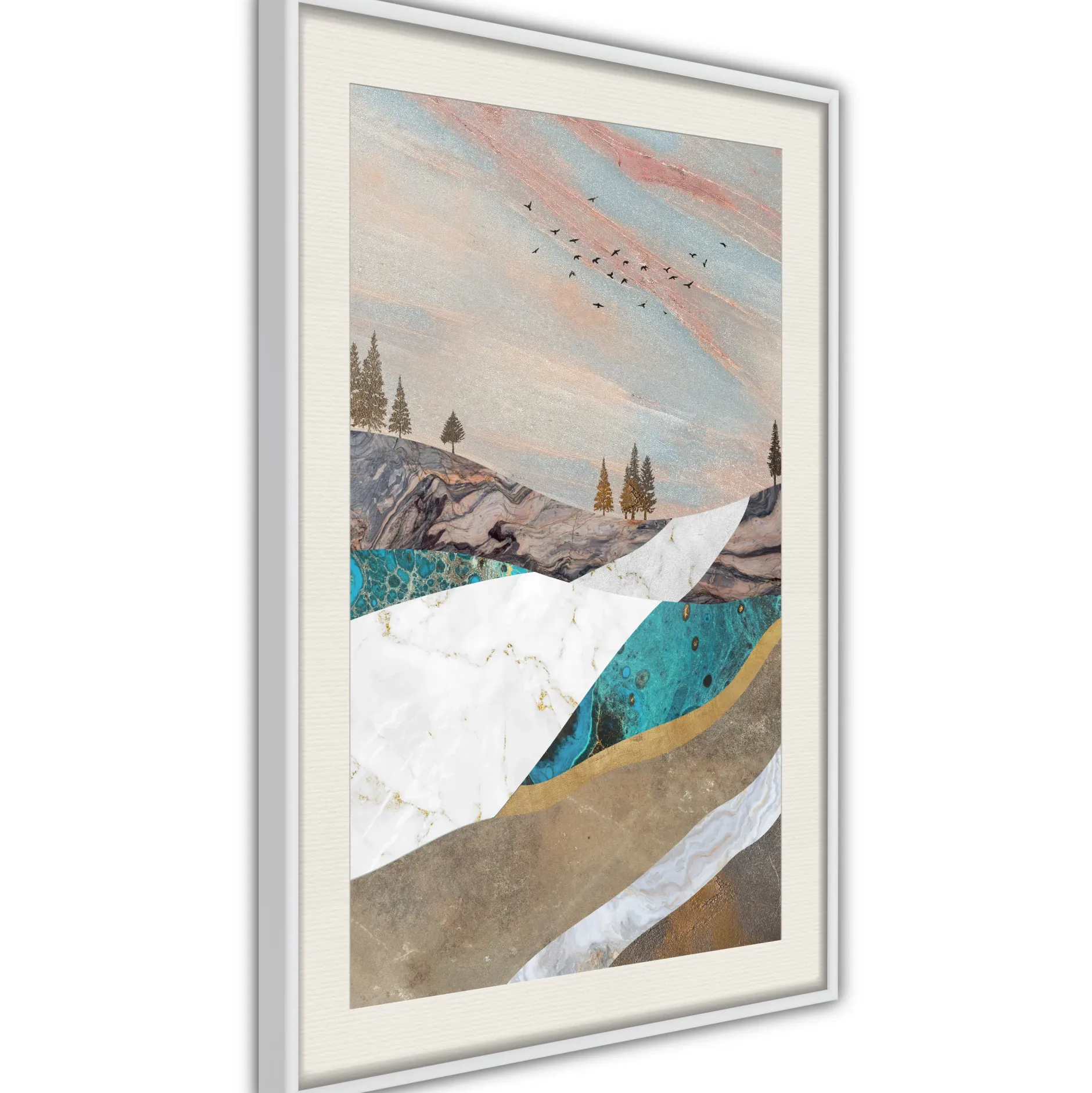 Poster 'Painted Landscape'