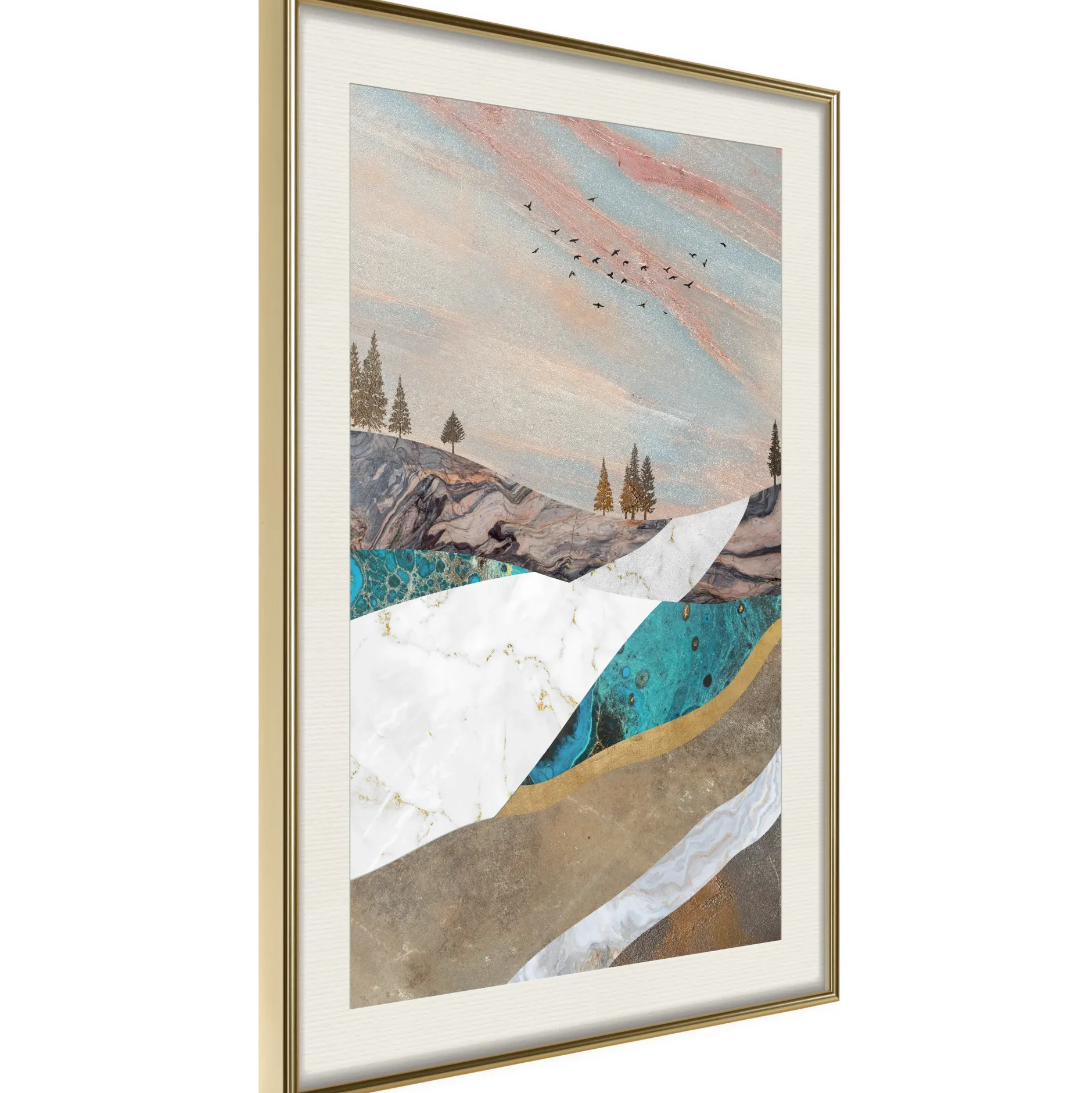 Poster 'Painted Landscape'