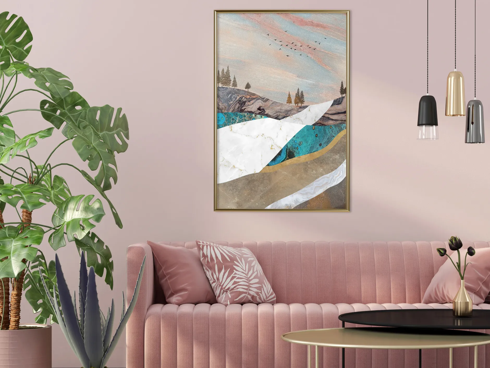 Poster 'Painted Landscape'