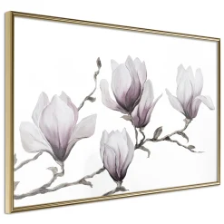 Poster 'Painted Magnolias'