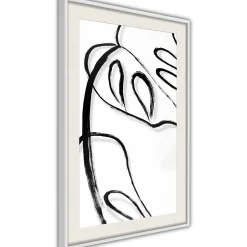 Poster 'Painted Monstera Leaf'