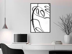 Poster 'Painted Monstera Leaf'
