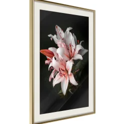 Poster 'Pale Pink Lilies'
