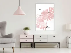 Poster 'Pale Pink Monstera'
