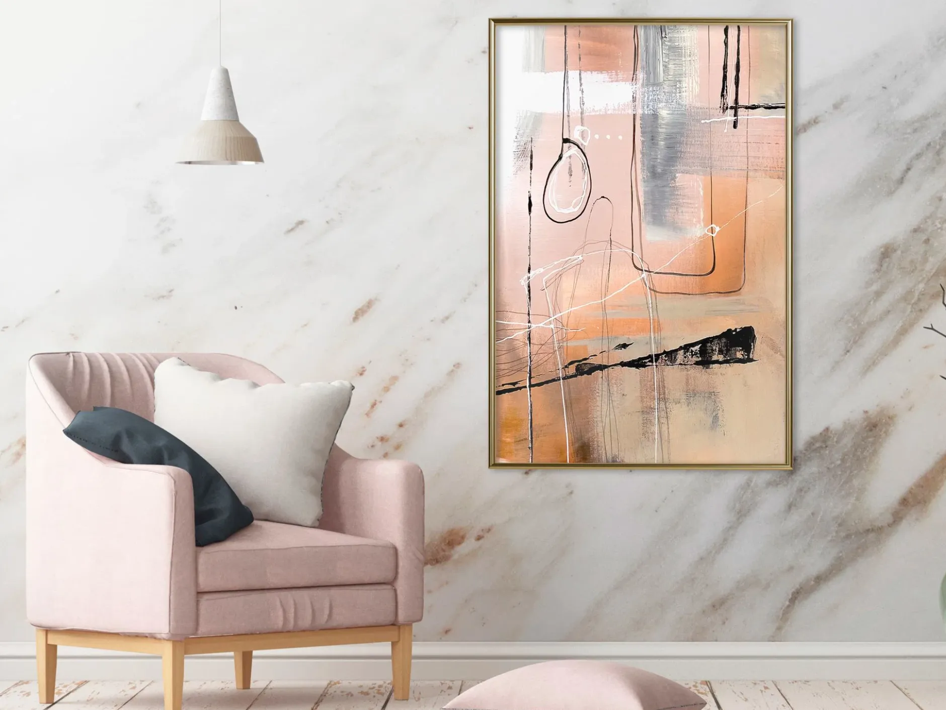 Poster 'Pastel Abstraction'