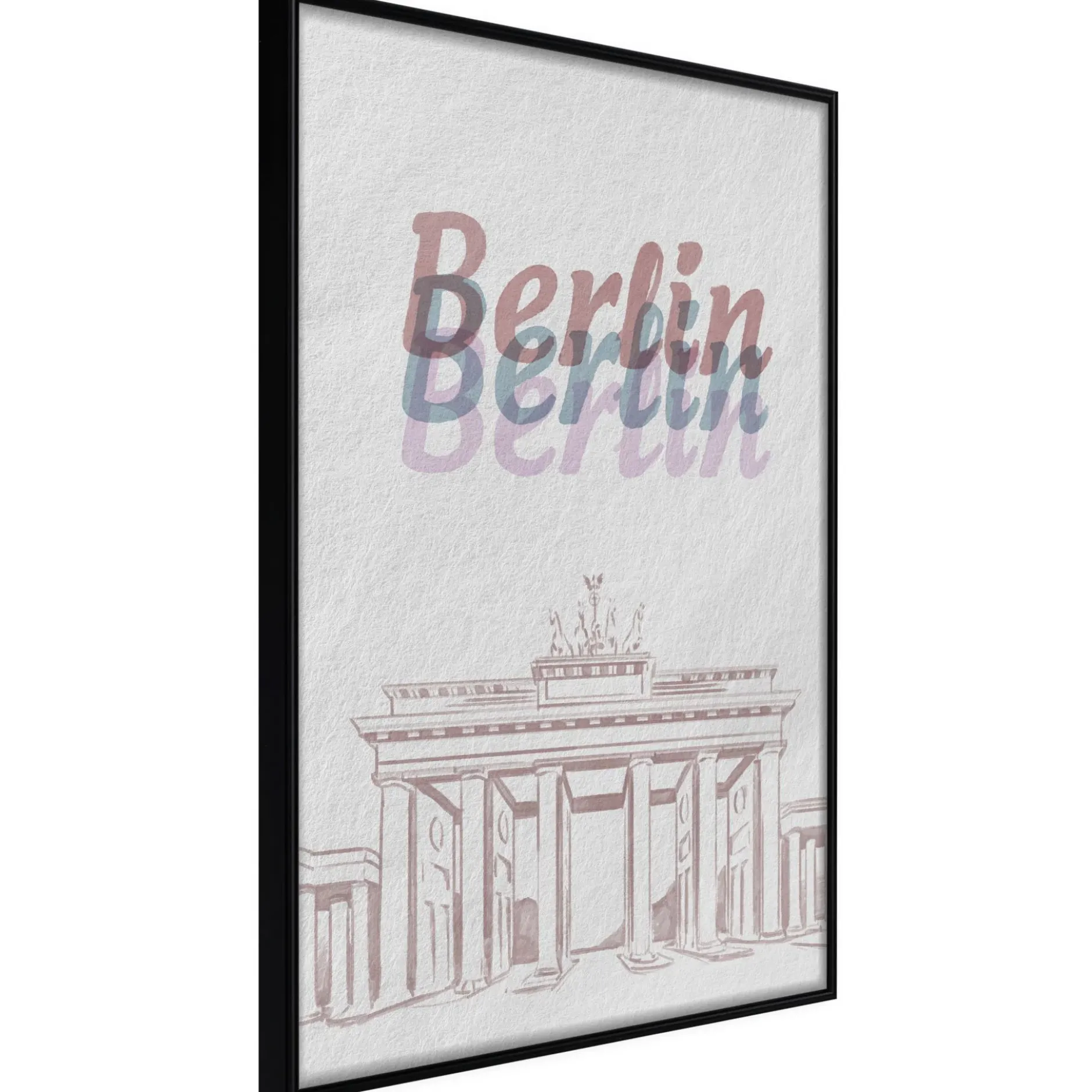 Poster 'Pastel Berlin'