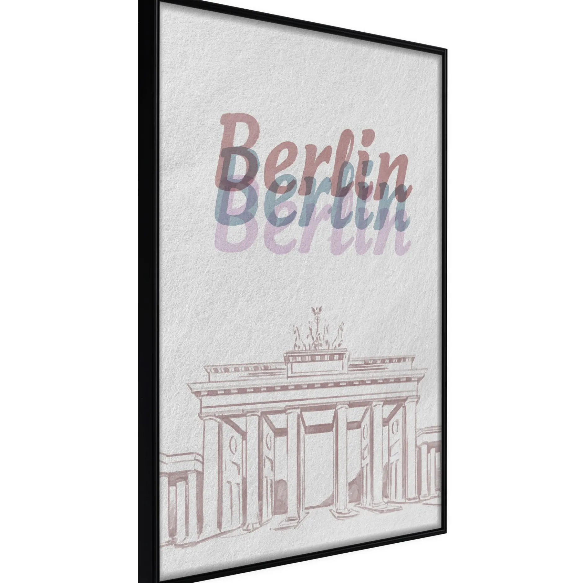 Poster 'Pastel Berlin'