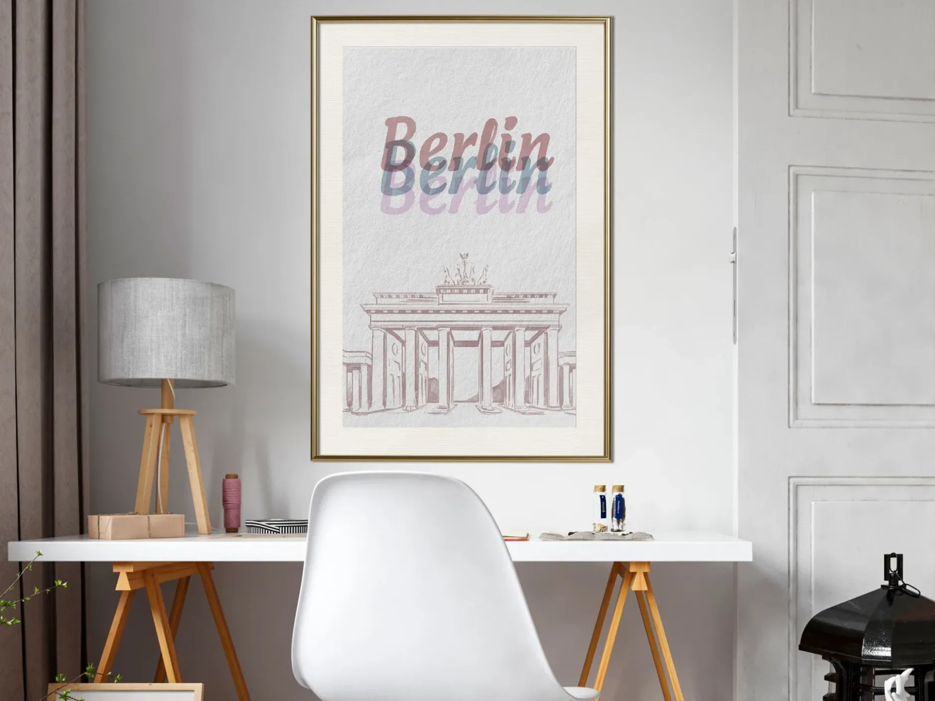 Poster 'Pastel Berlin'