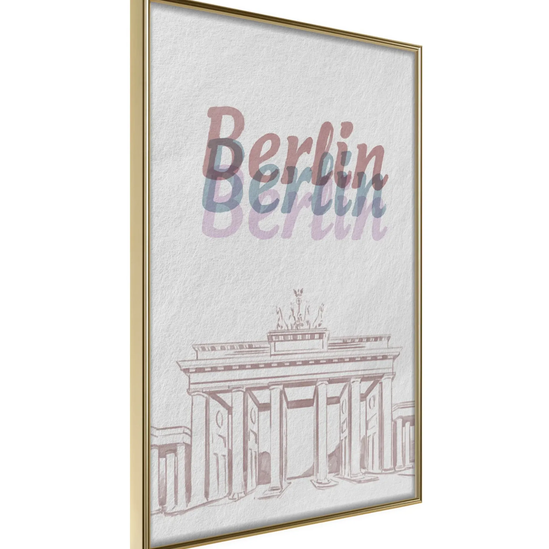 Poster 'Pastel Berlin'
