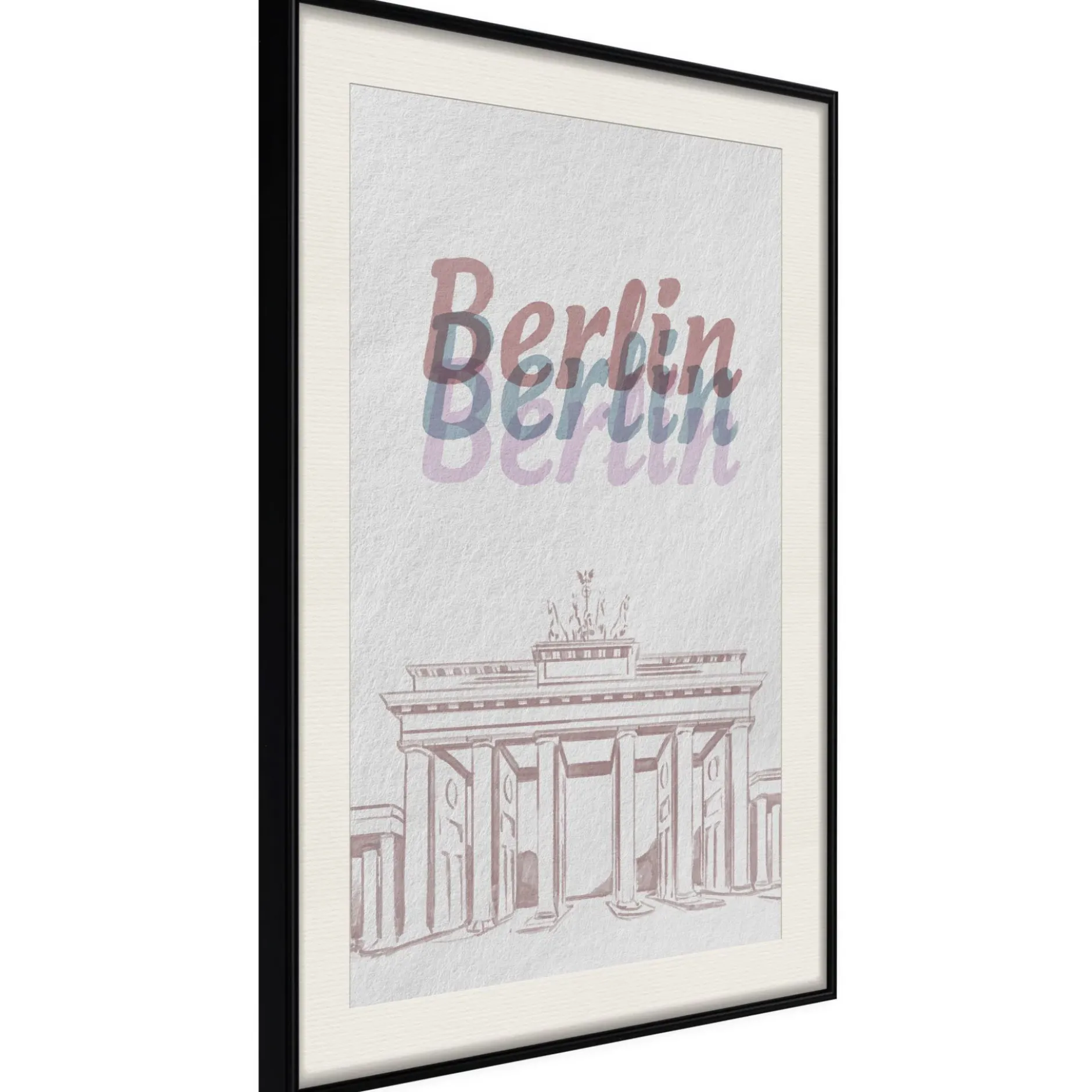 Poster 'Pastel Berlin'