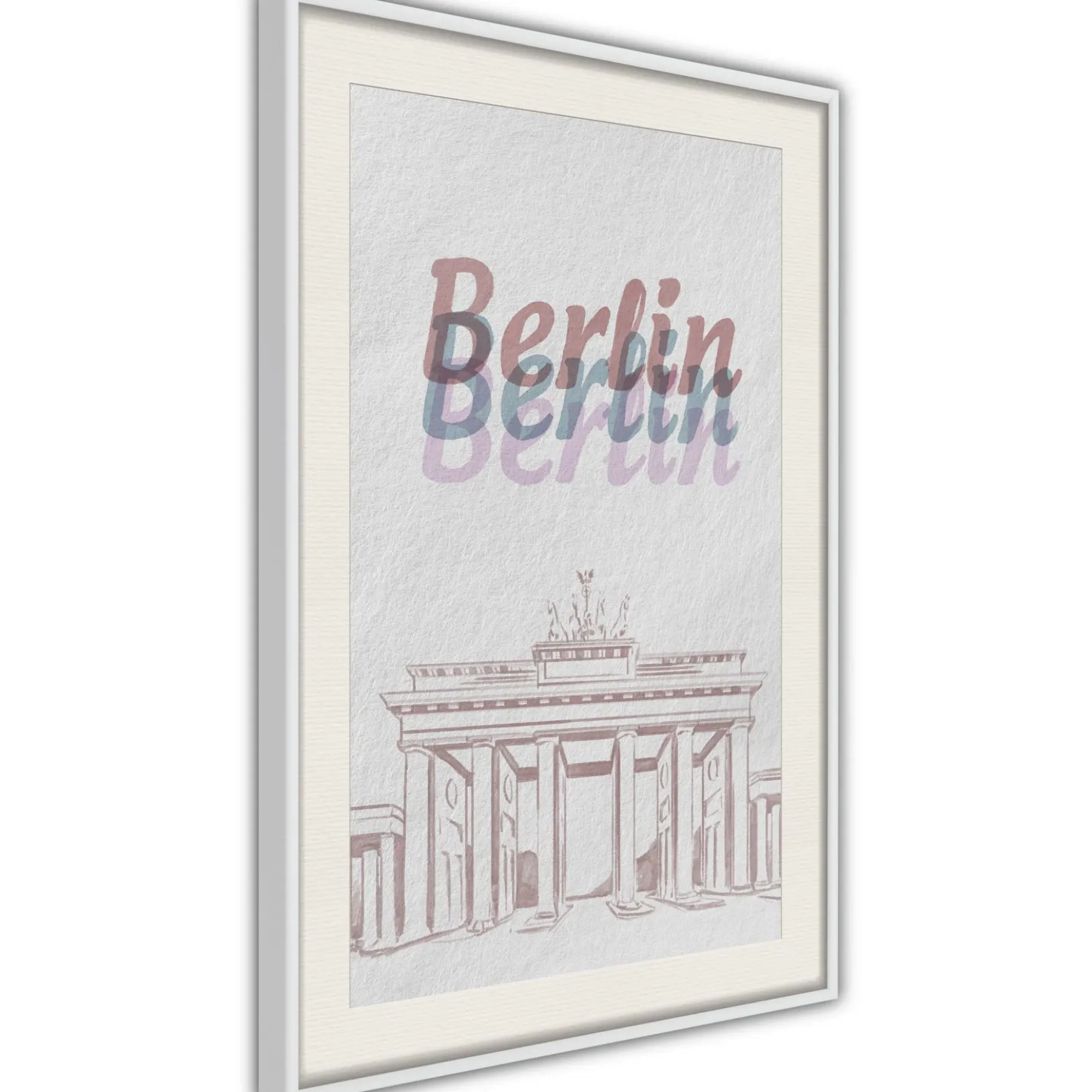 Poster 'Pastel Berlin'