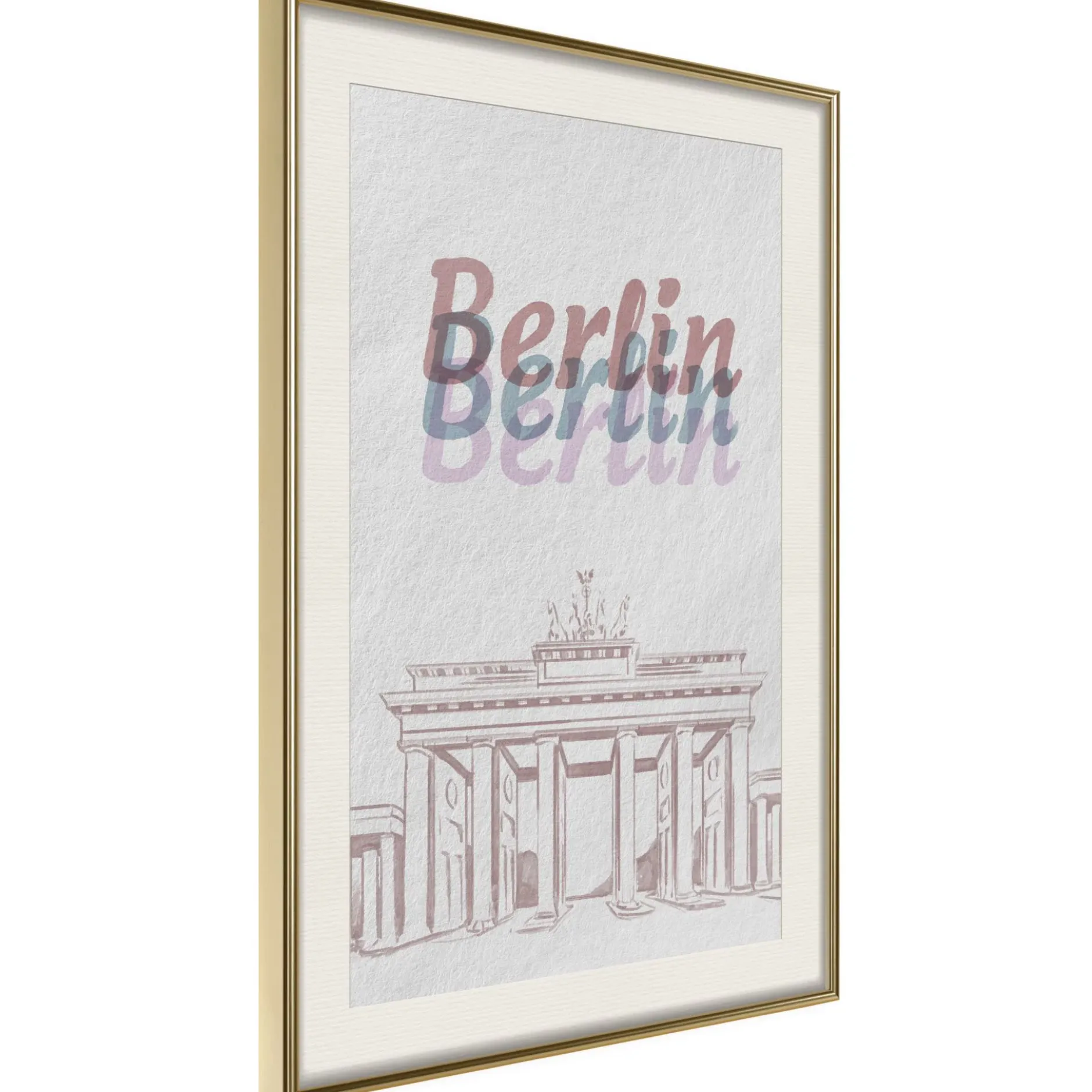 Poster 'Pastel Berlin'