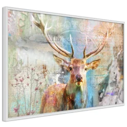 Poster 'Pastel Deer'
