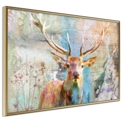 Poster 'Pastel Deer'