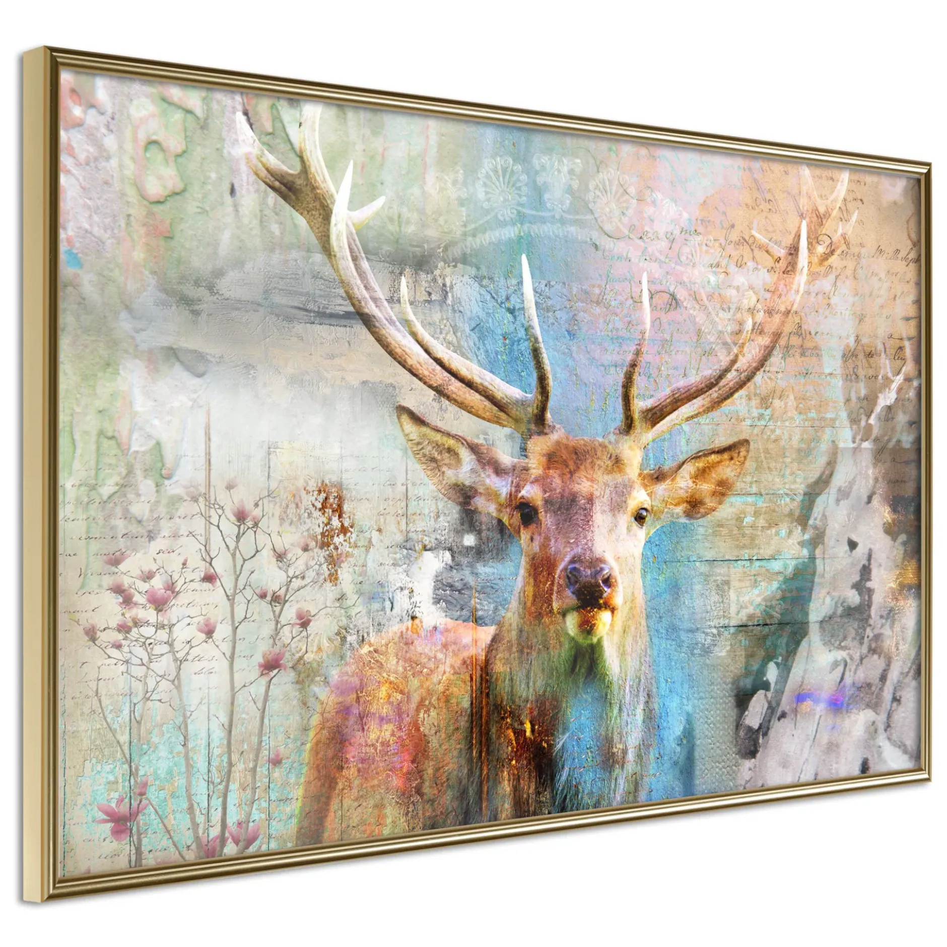 Poster 'Pastel Deer'