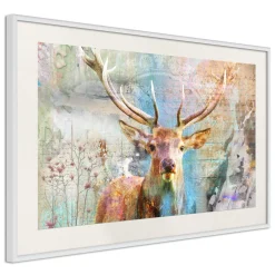 Poster 'Pastel Deer'