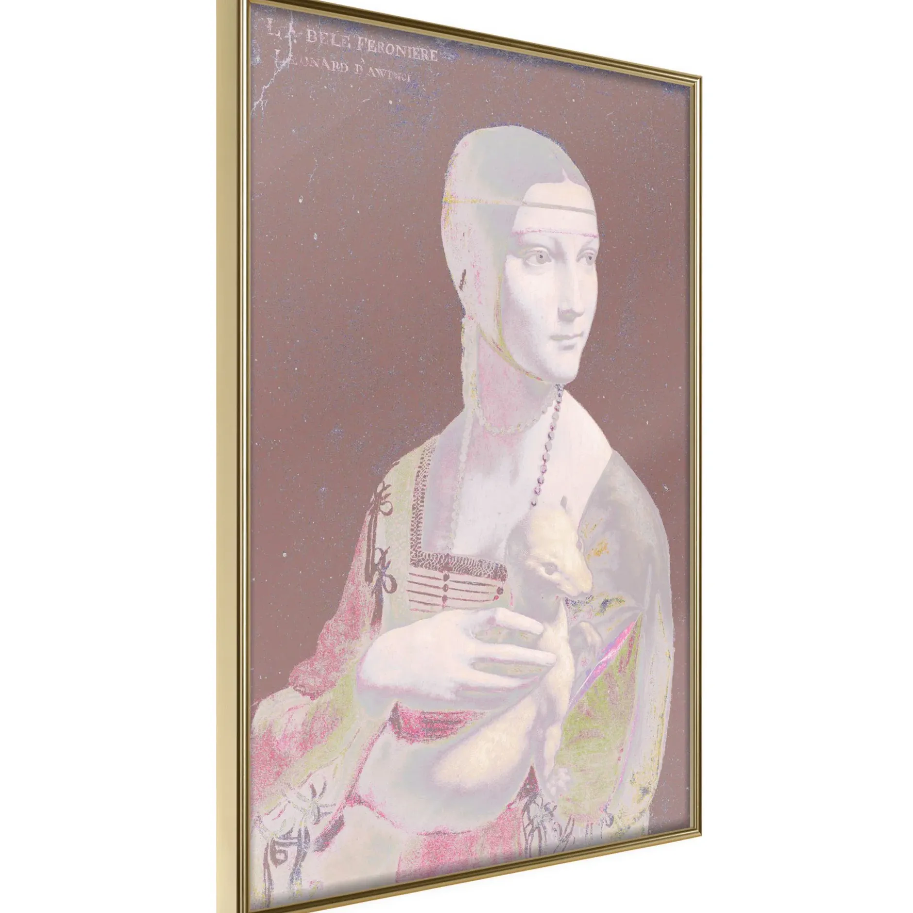 Poster 'Pastel Lady'
