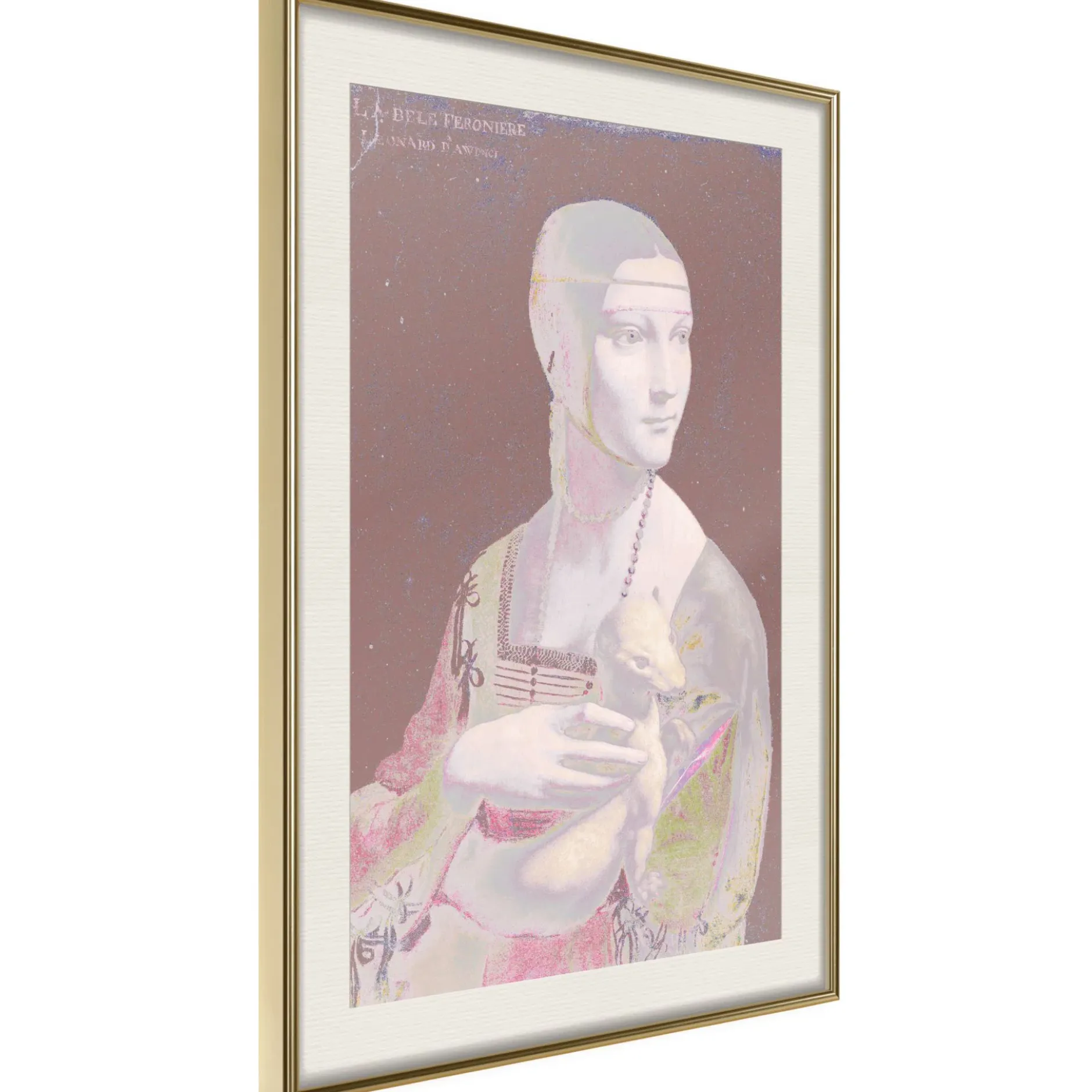 Poster 'Pastel Lady'