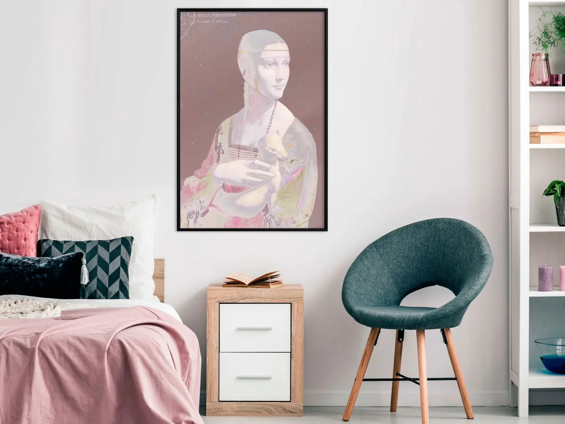 Poster 'Pastel Lady'