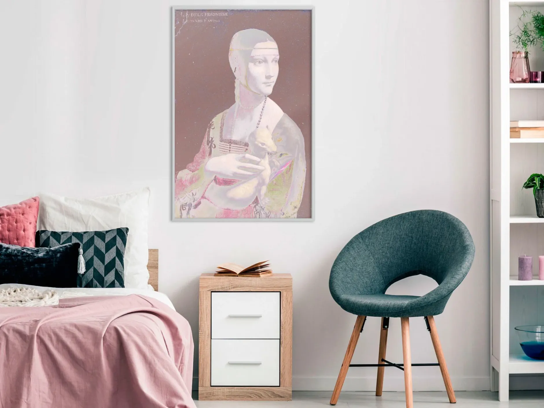 Poster 'Pastel Lady'