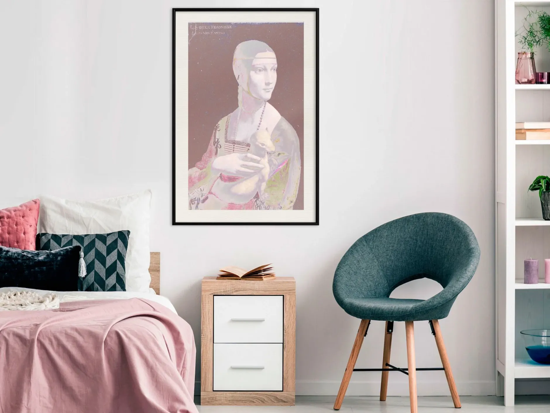 Poster 'Pastel Lady'