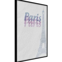 Poster 'Pastel Paris'