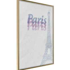 Poster 'Pastel Paris'