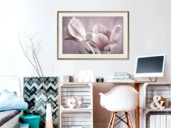 Poster 'Pastel Tulips I'