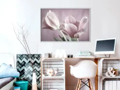 Poster 'Pastel Tulips I'