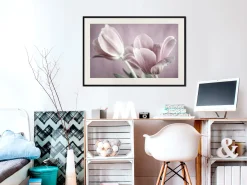 Poster 'Pastel Tulips I'