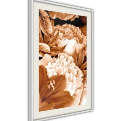 Poster 'Peonies in Sepia'