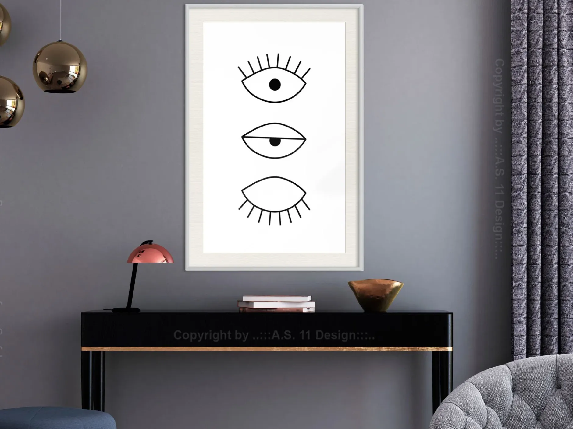 Poster 'Phases of Falling Asleep'