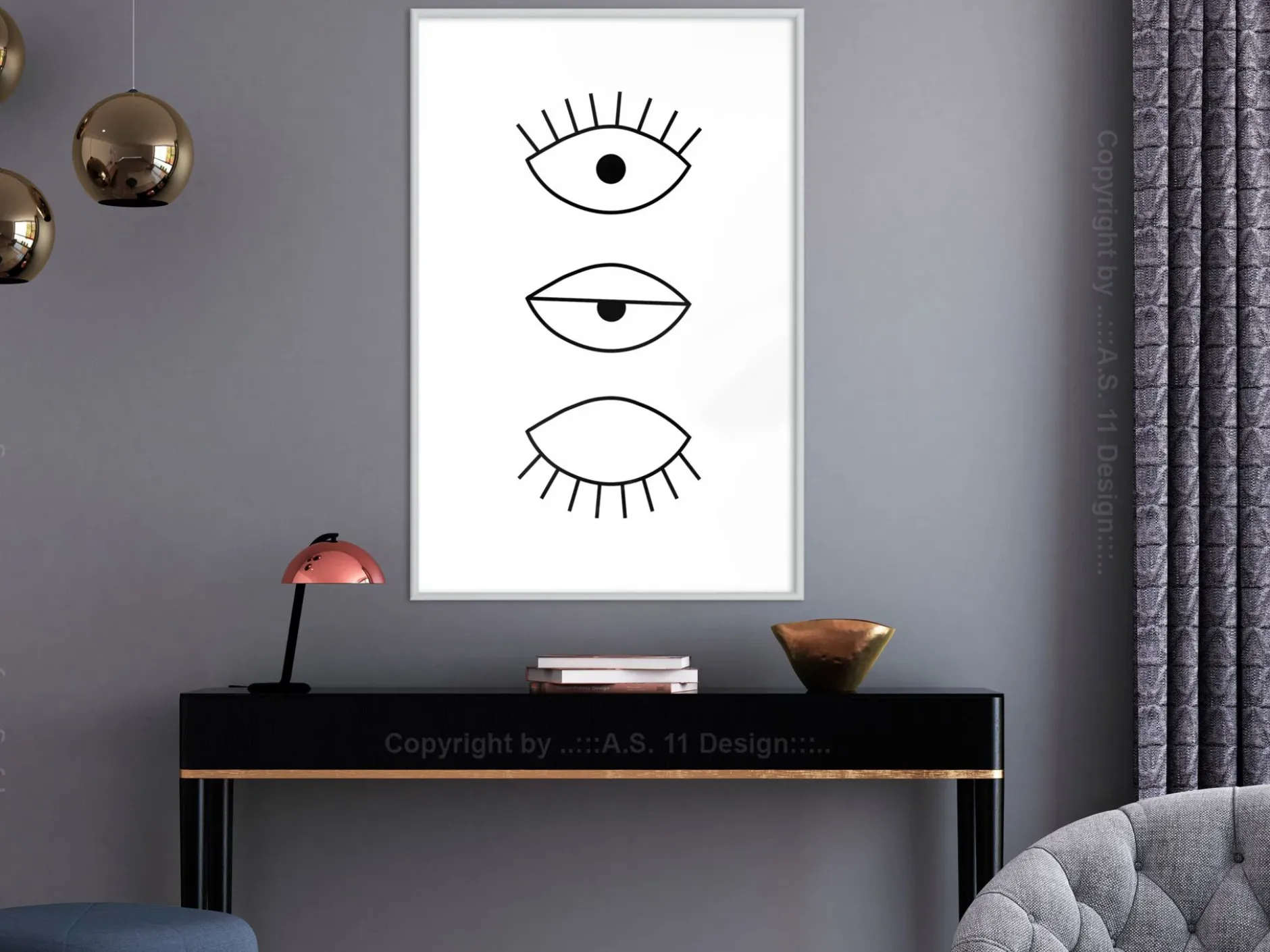 Poster 'Phases of Falling Asleep'