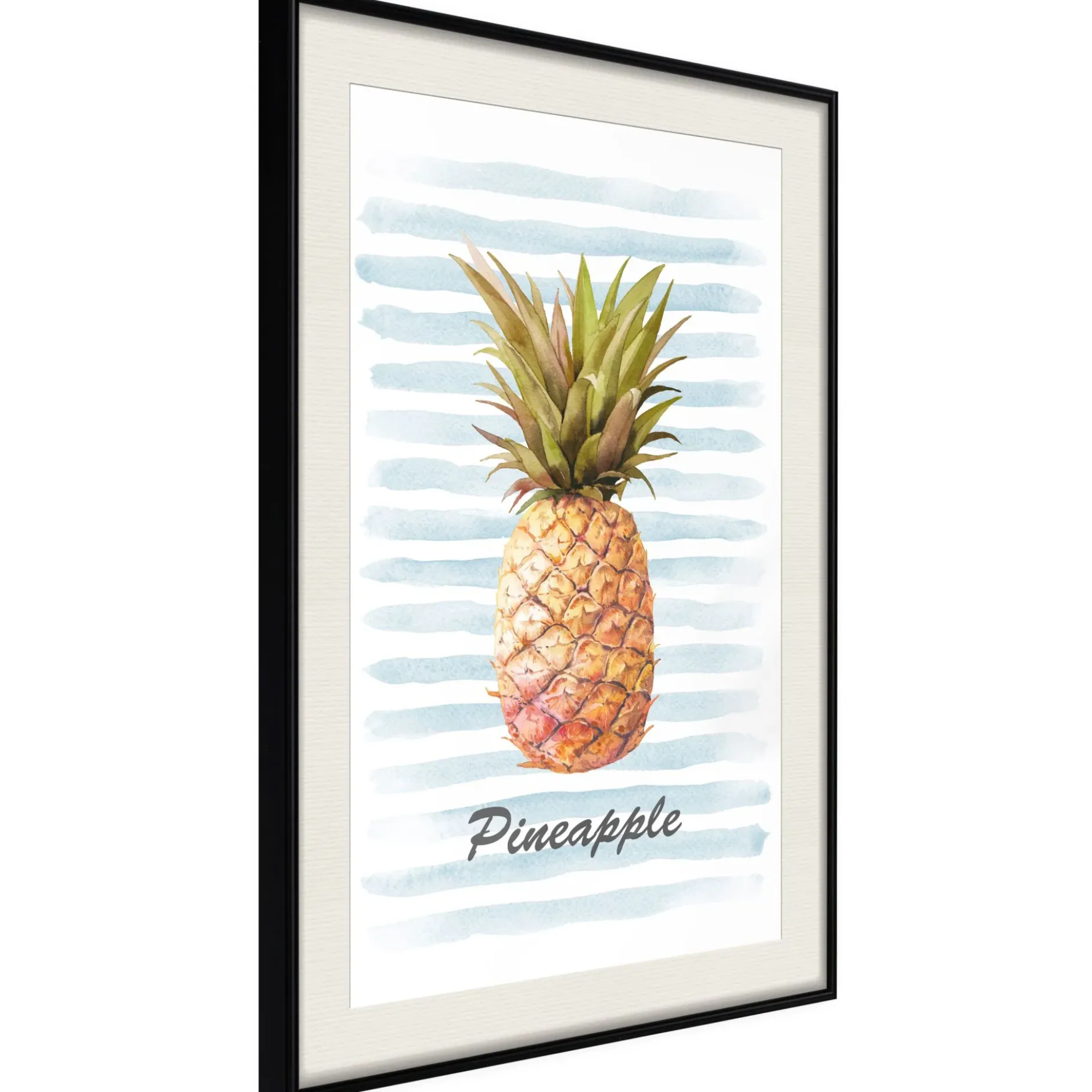 Poster 'Pineapple and Stripes'
