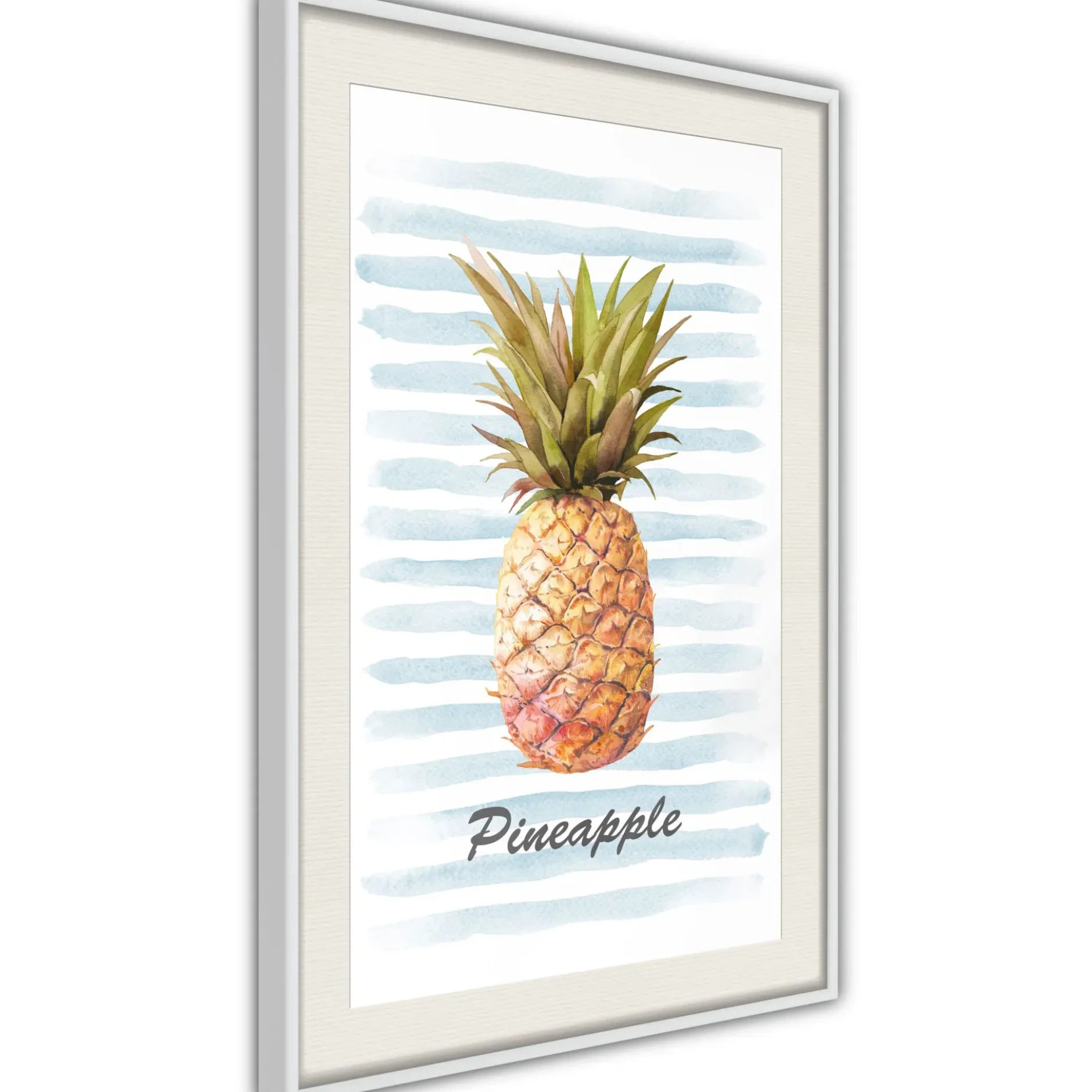 Poster 'Pineapple and Stripes'
