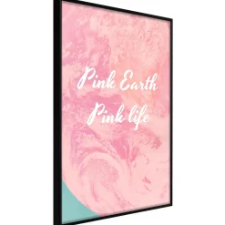 Poster 'Pink Earth, Pink Life'