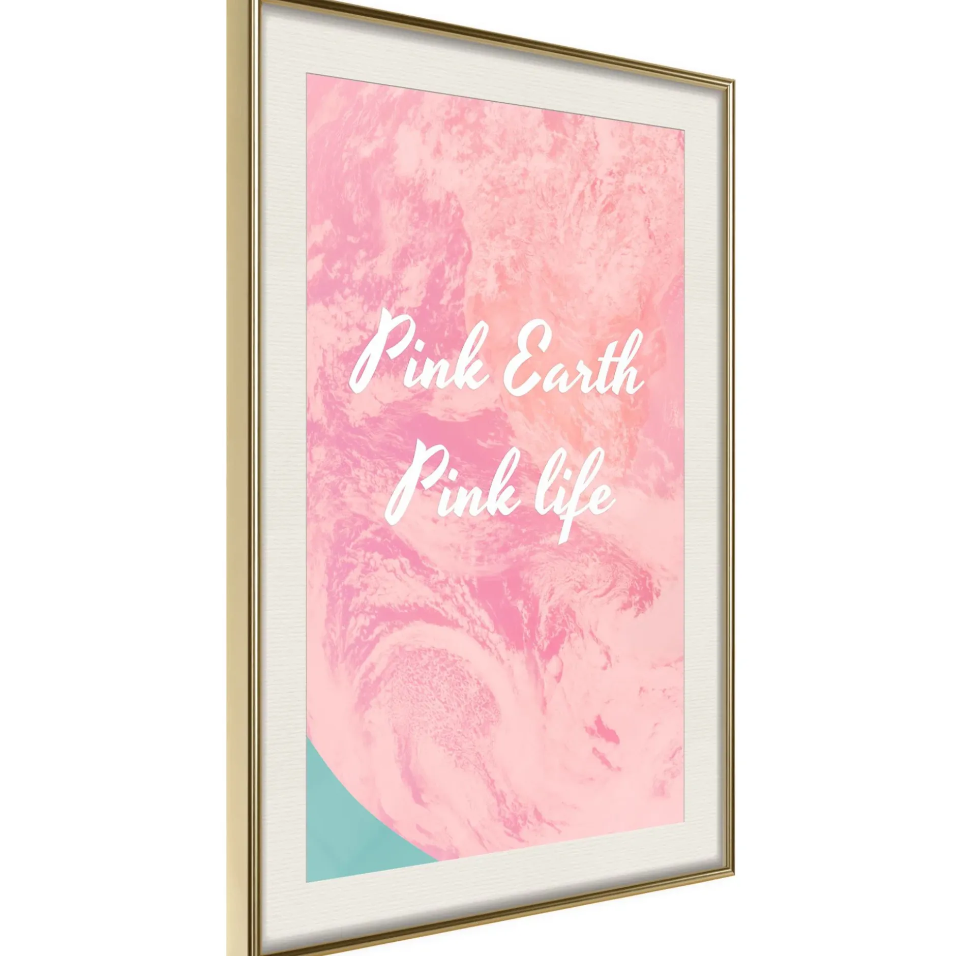 Poster 'Pink Earth, Pink Life'