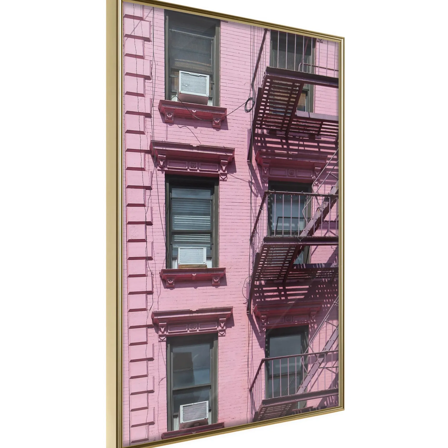 Poster 'Pink Facade'